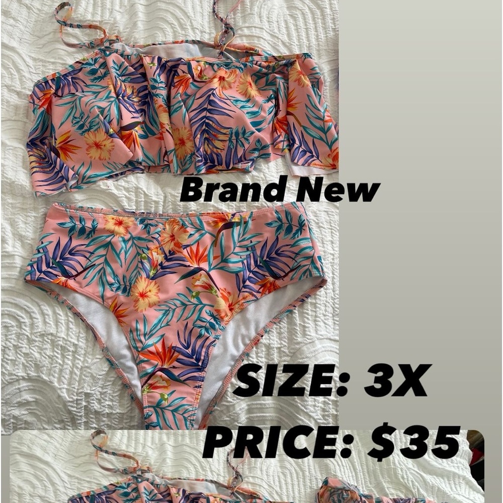 3 piece bikini swim suit